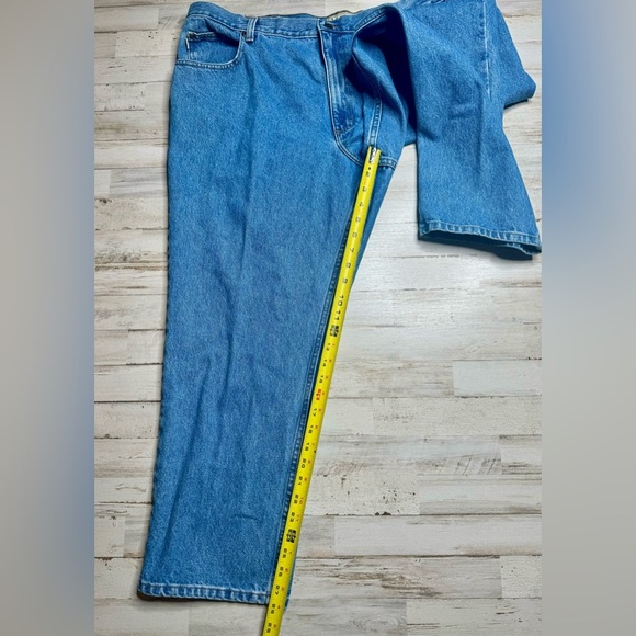 L.L. Bean Blue Standard Fit Straight Leg Denim Jeans Men's 44x28 - Picture 5 of 10